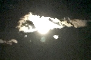 A full moon welcomes us to Oregon